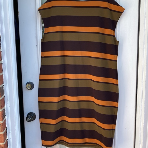 LINEA Louis Dell'olio Striped Sheath Dress XL - Picture 3 of 6